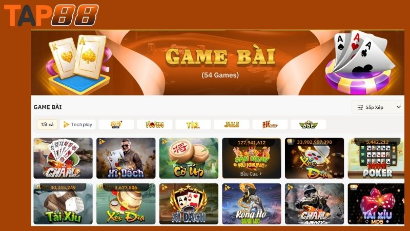 Hướng dẫn chơi game bài Tap88