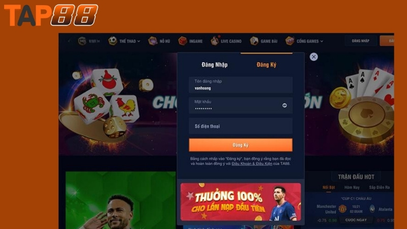 Lưu ý khi đăng ký và đăng nhập Tap88