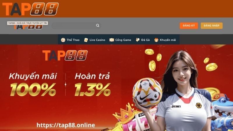 Tap88 - Nhà cái trực tuyến uy tín hàng đầu 2025