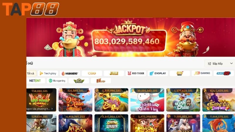 Ưu điểm của sảnh cược nổ hũ Tap88